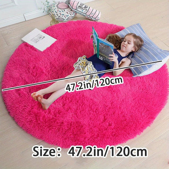 Tapis Rond Confortable pour Enfants et Salon 9