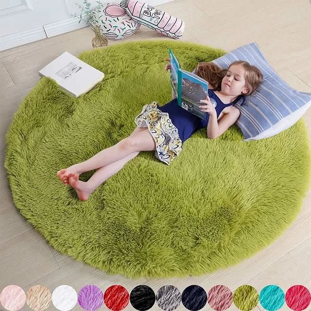 Tapis Rond Confortable pour Salon et Chambre 0