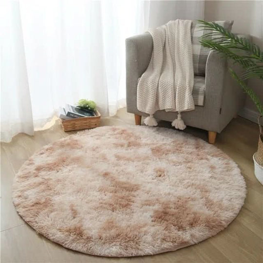 Tapis Rond Confortable pour Salon et Chambre 1