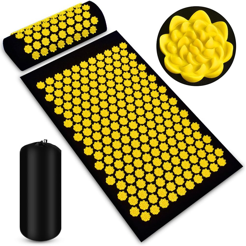Tapis à Ongles Lotus avec Oreiller Inclus 0