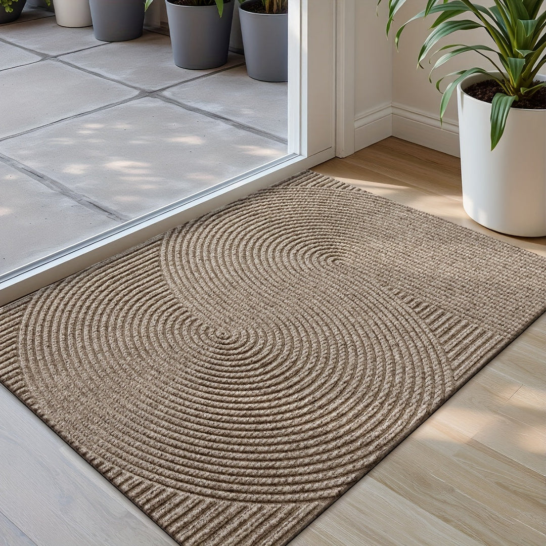 Tapis d'Entrée Intérieur Antidérapant Motif Géométrique 5