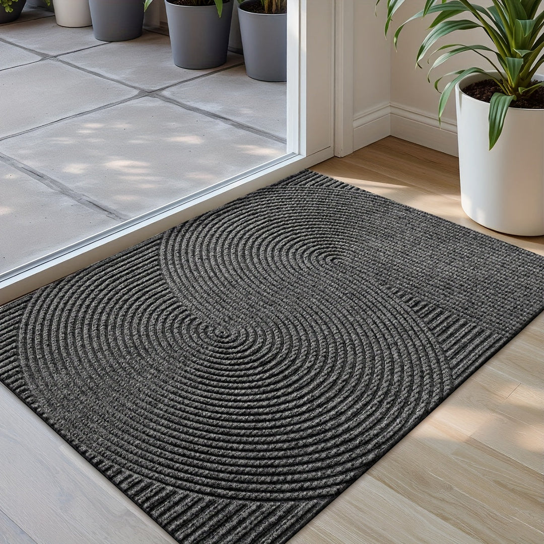 Tapis d'Entrée Intérieur Antidérapant Motif Géométrique 7