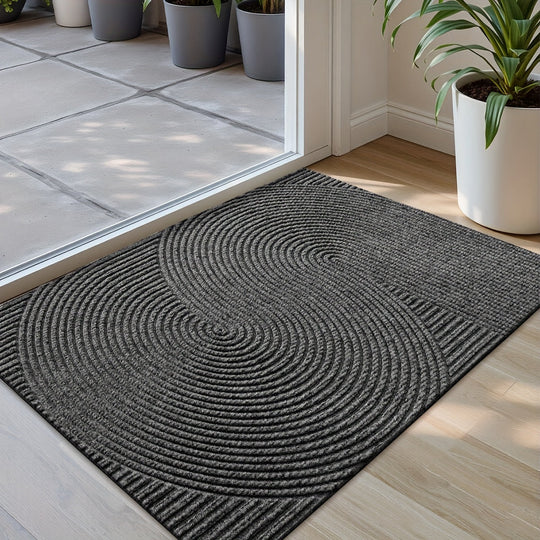 Tapis d'Entrée Intérieur Antidérapant Motif Géométrique 7