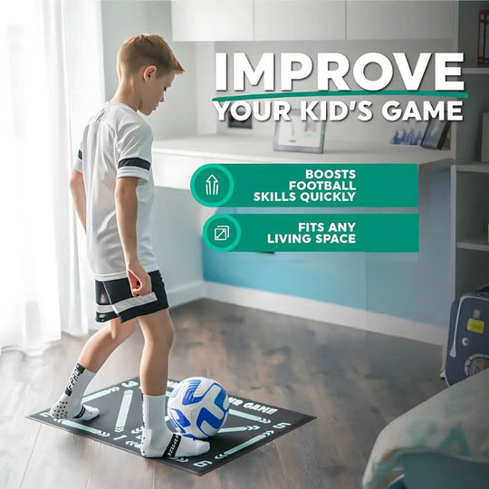 Tapis d'entraînement de football pour un entraînement technique à domicile 4