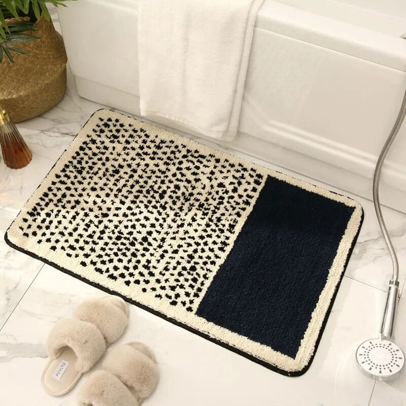 Tapis de Bain Abstrait Style Scandinave 1