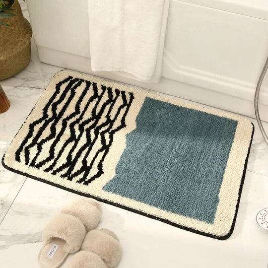 Tapis de Bain Abstrait Style Scandinave 2