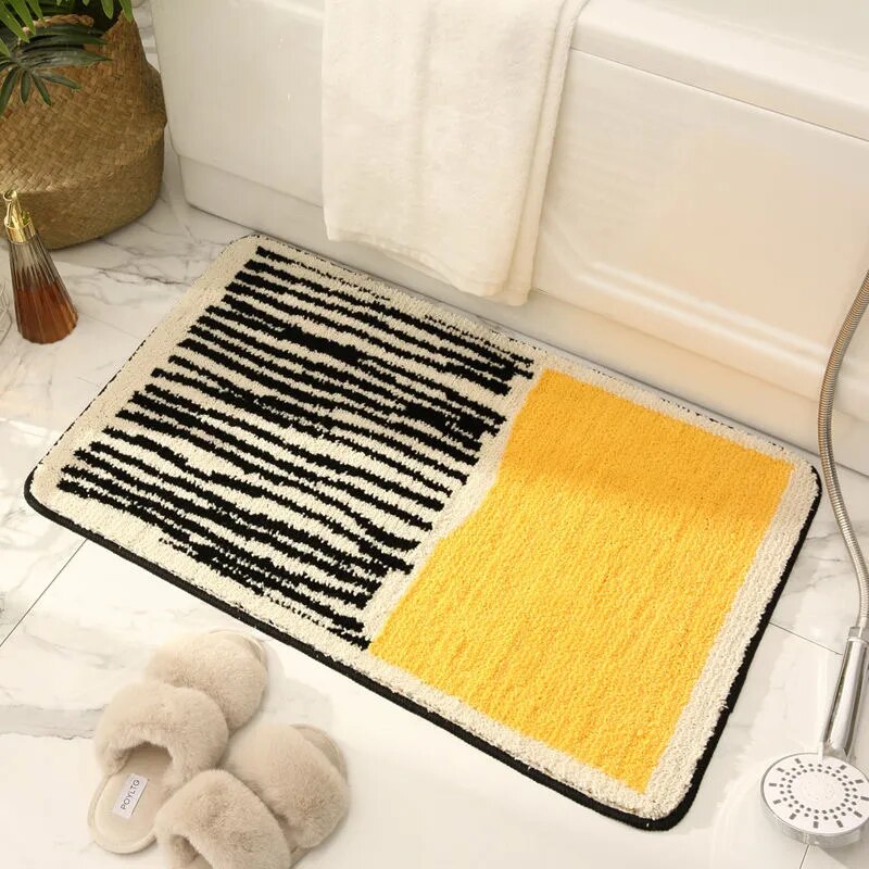 Tapis de Bain Abstrait Style Scandinave 3