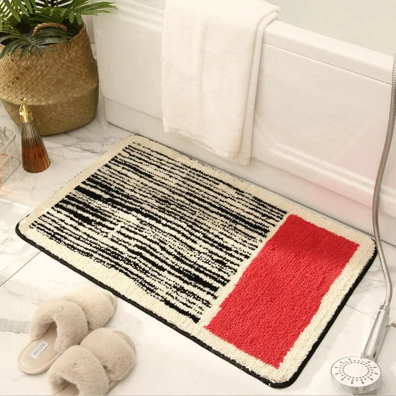 Tapis de Bain Abstrait Style Scandinave 4