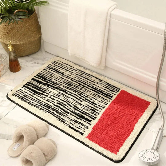 Tapis de Bain Abstrait Style Scandinave 4