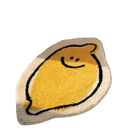 Tapis de Bain Antidérapant Design Citron 0