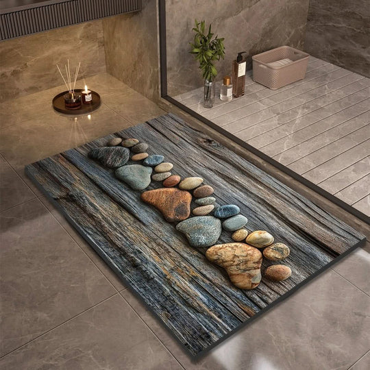 Tapis de Bain Antidérapant Design Moderne 13