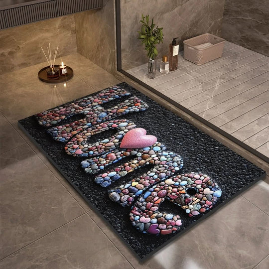 Tapis de Bain Antidérapant Design Moderne 17