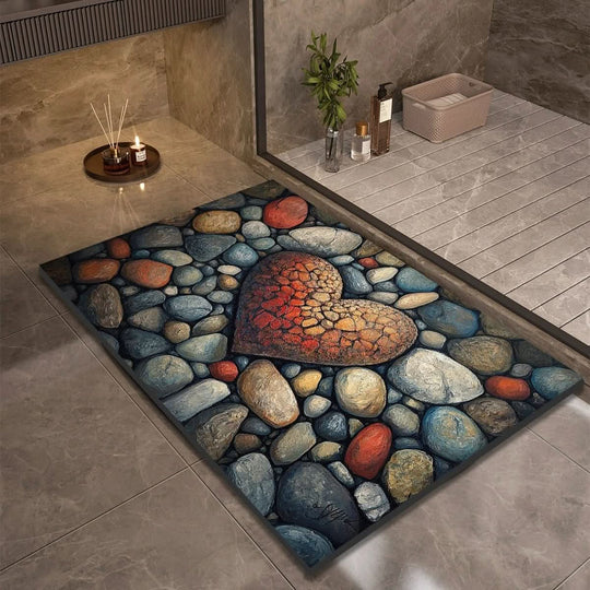 Tapis de Bain Antidérapant Design Moderne 18