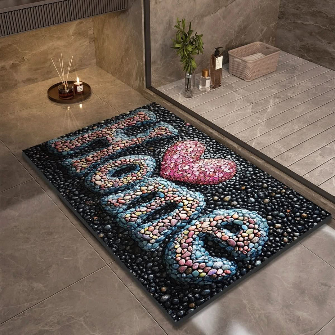 Tapis de Bain Antidérapant Design Moderne 21