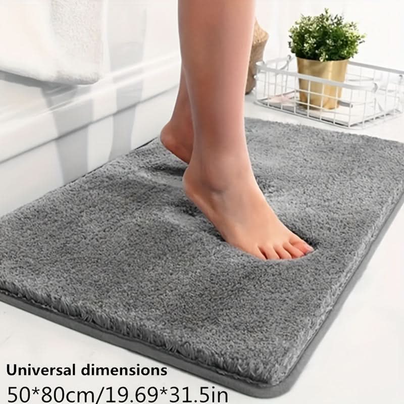 Tapis de Bain Antidérapant Moderne pour Salle de Bain Design Rayé 13