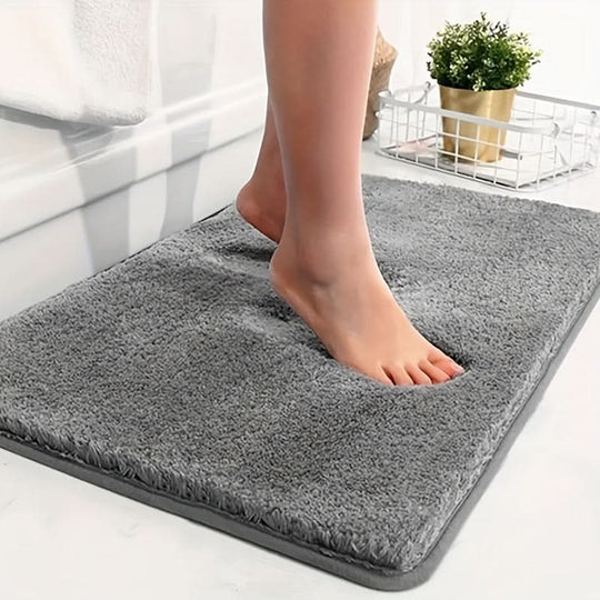 Tapis de Bain Antidérapant Moderne pour Salle de Bain avec Motif à Rayures 1