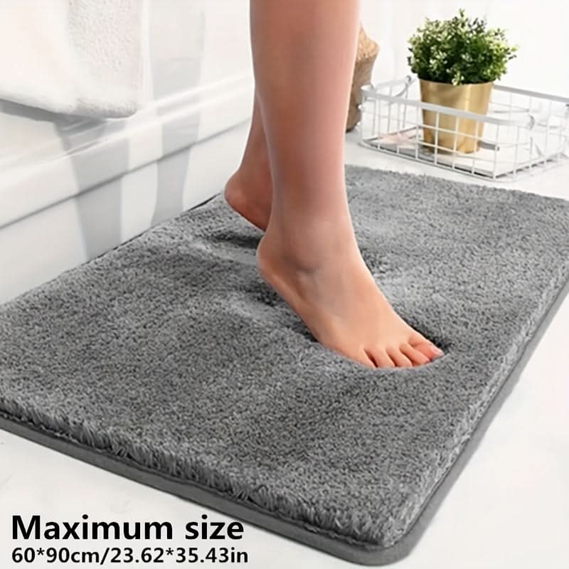 Tapis de Bain Antidérapant Moderne pour Salle de Bain avec Motif à Rayures 12