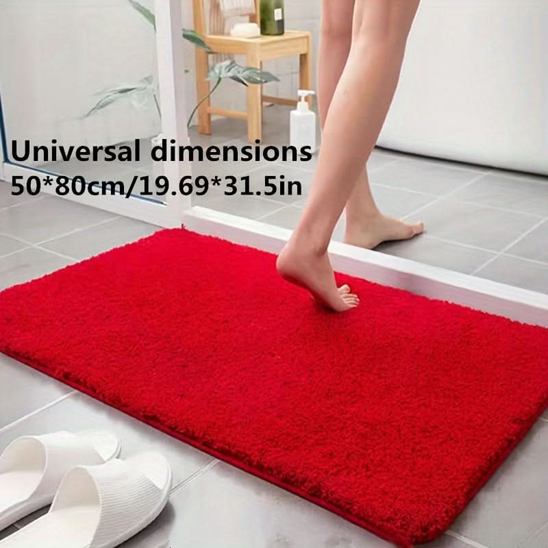 Tapis de Bain Antidérapant Moderne pour Salle de Bain avec Motif à Rayures 14