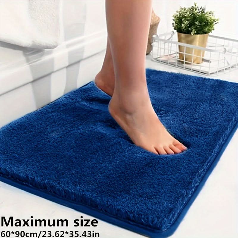 Tapis de Bain Antidérapant Moderne pour Salle de Bain avec Motif à Rayures 15