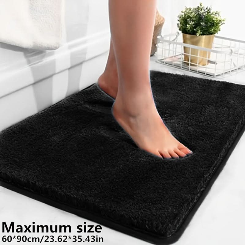 Tapis de Bain Antidérapant Moderne pour Salle de Bain avec Motif à Rayures 17