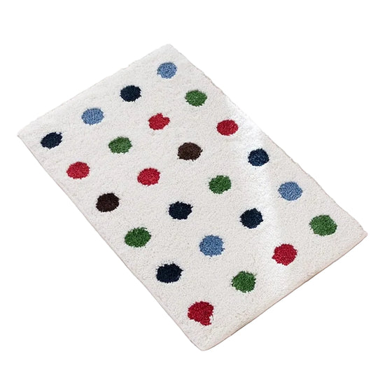 Tapis de Bain Antidérapant à Pois pour Salle de Bain 0