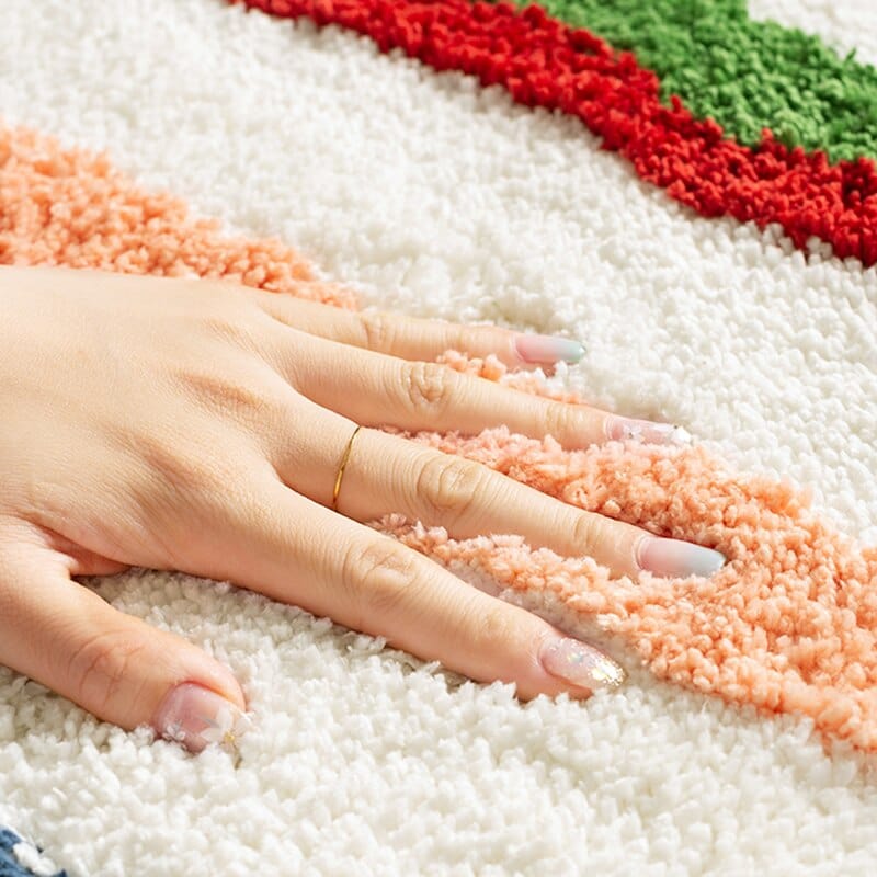 Tapis de Bain Antidérapant à Pois pour Salle de Bain 4