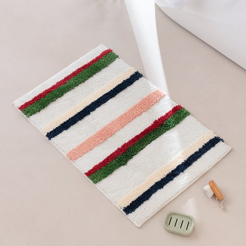 Tapis de Bain Antidérapant à Pois pour Salle de Bain 8
