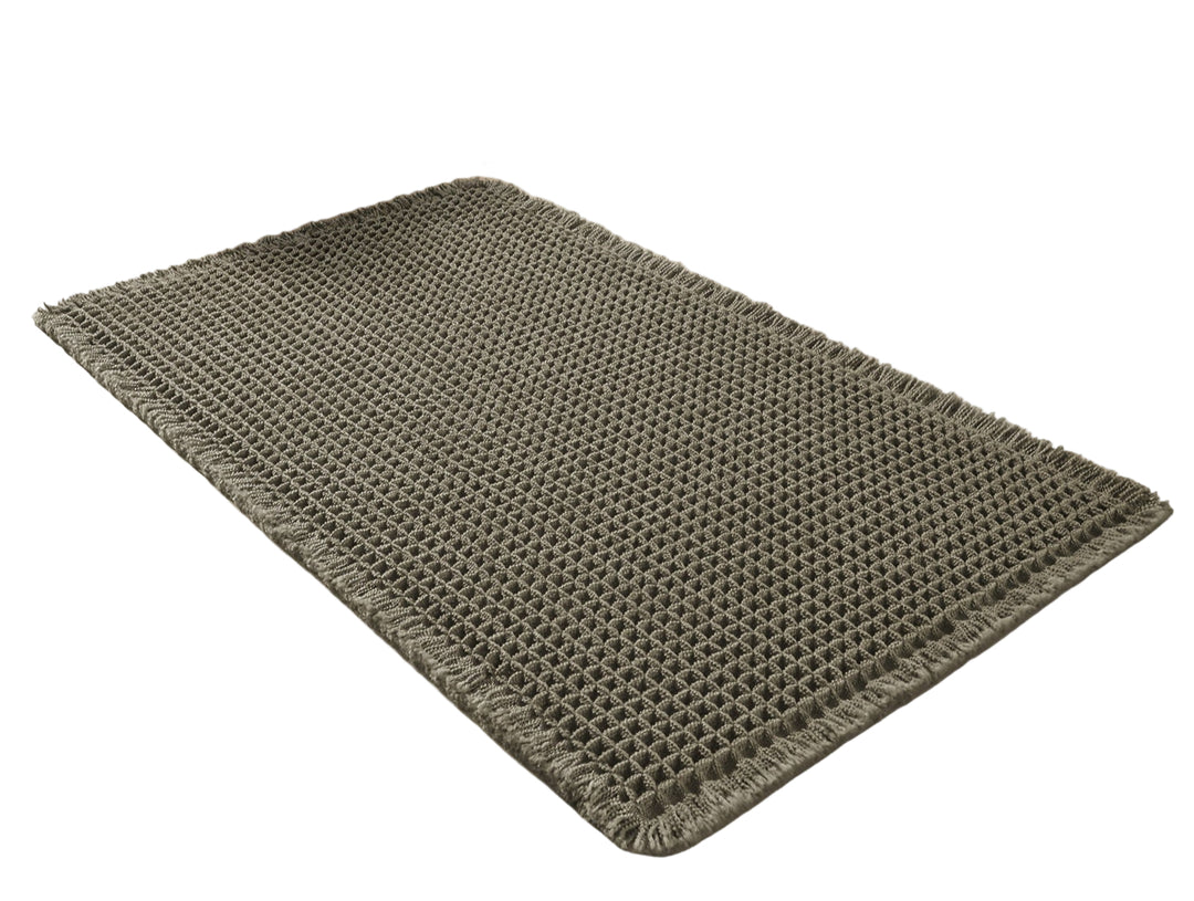 Tapis de Bain Ultra-Absorbant à Gaufres 0