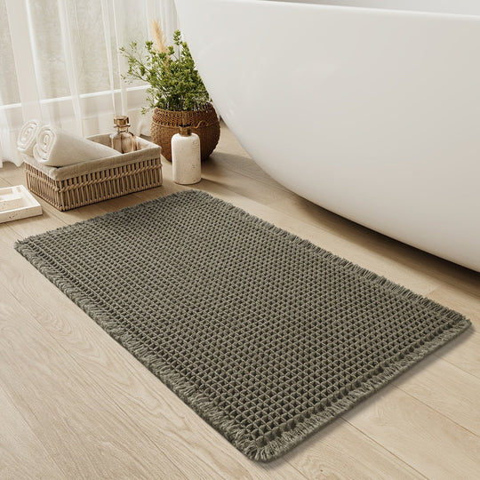Tapis de Bain Ultra-Absorbant à Gaufres 4