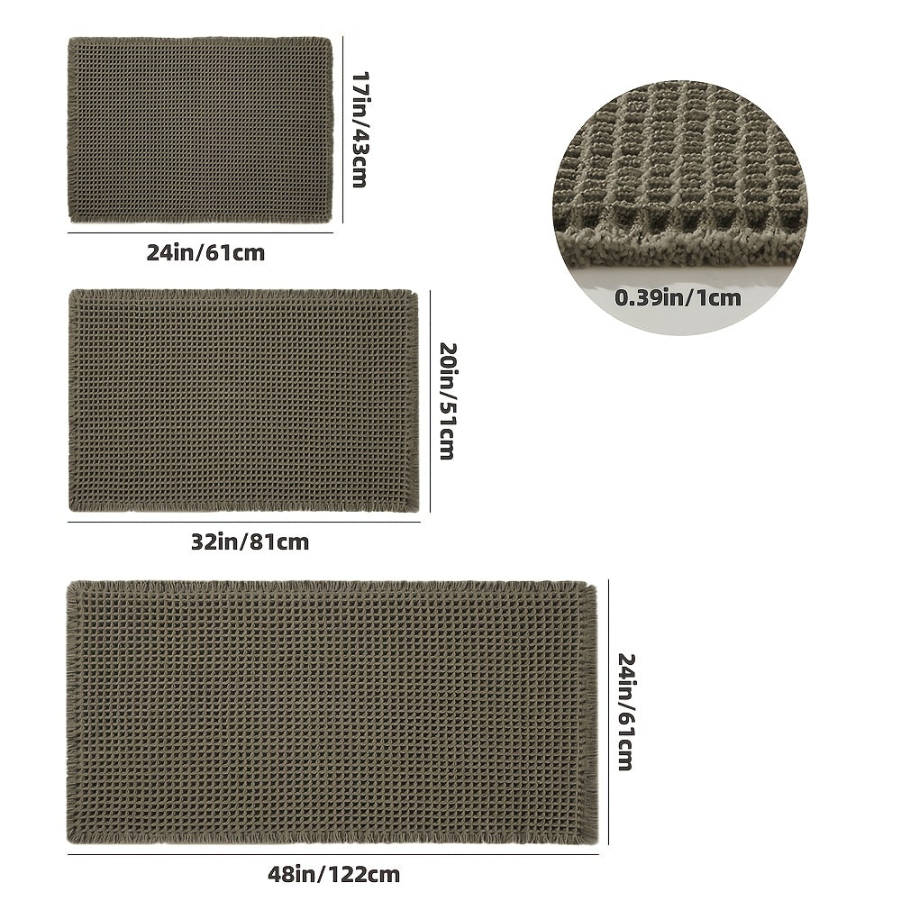 Tapis de Bain Ultra-Absorbant à Gaufres 5