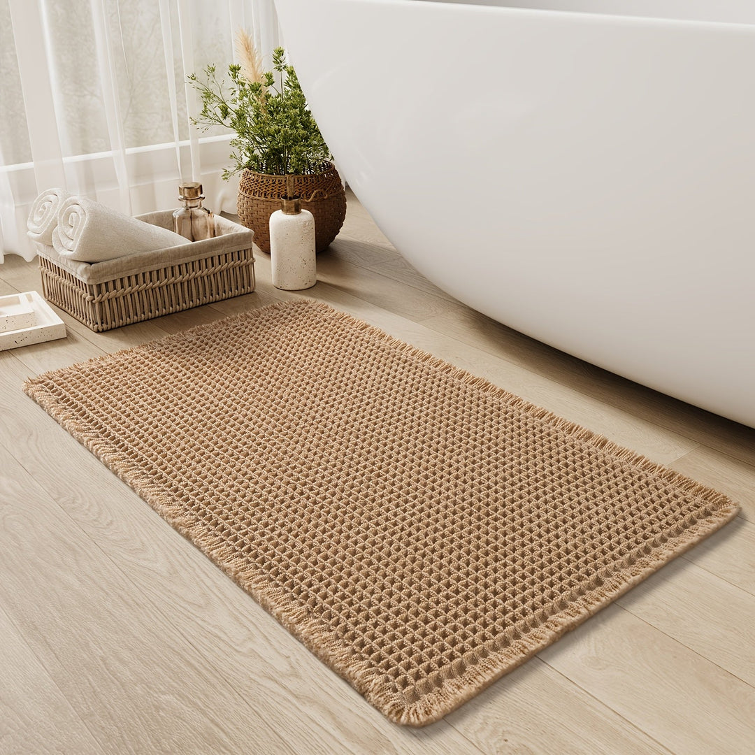 Tapis de Bain Ultra-Absorbant à Gaufres 7