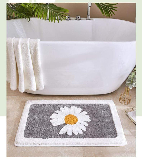 Tapis de Bain en Forme de Marguerite Antidérapant 3