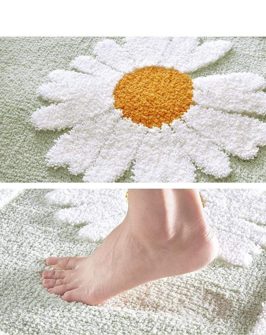 Tapis de Bain en Forme de Marguerite Antidérapant 6
