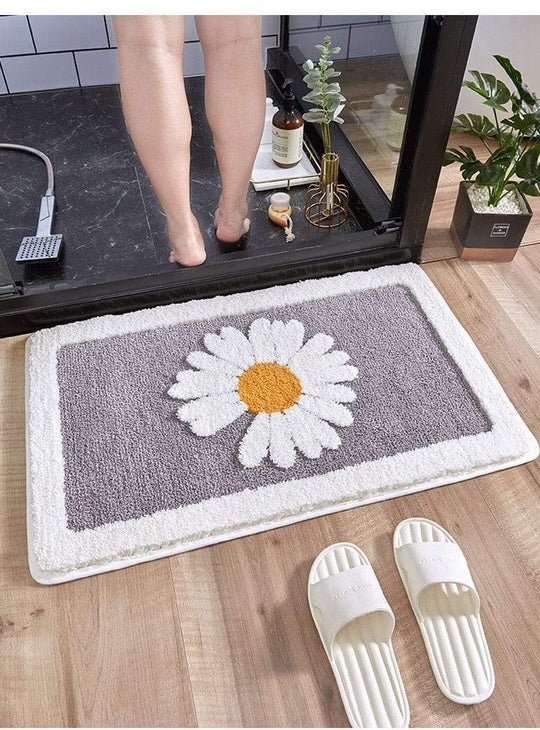 Tapis de Bain en Forme de Marguerite Antidérapant 8