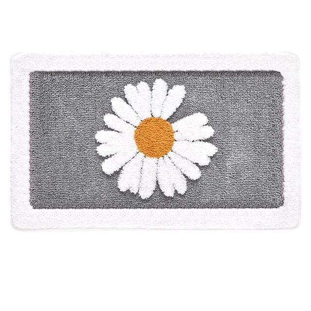 Tapis de Bain en Forme de Marguerite Antidérapant 9