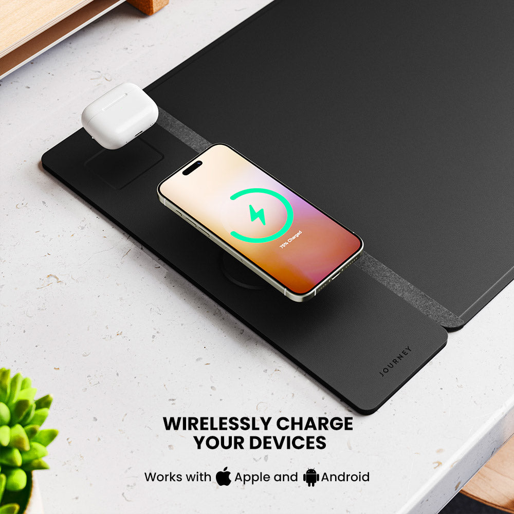 Tapis de Bureau Rechargeable Sans Fil Design Moderne 1