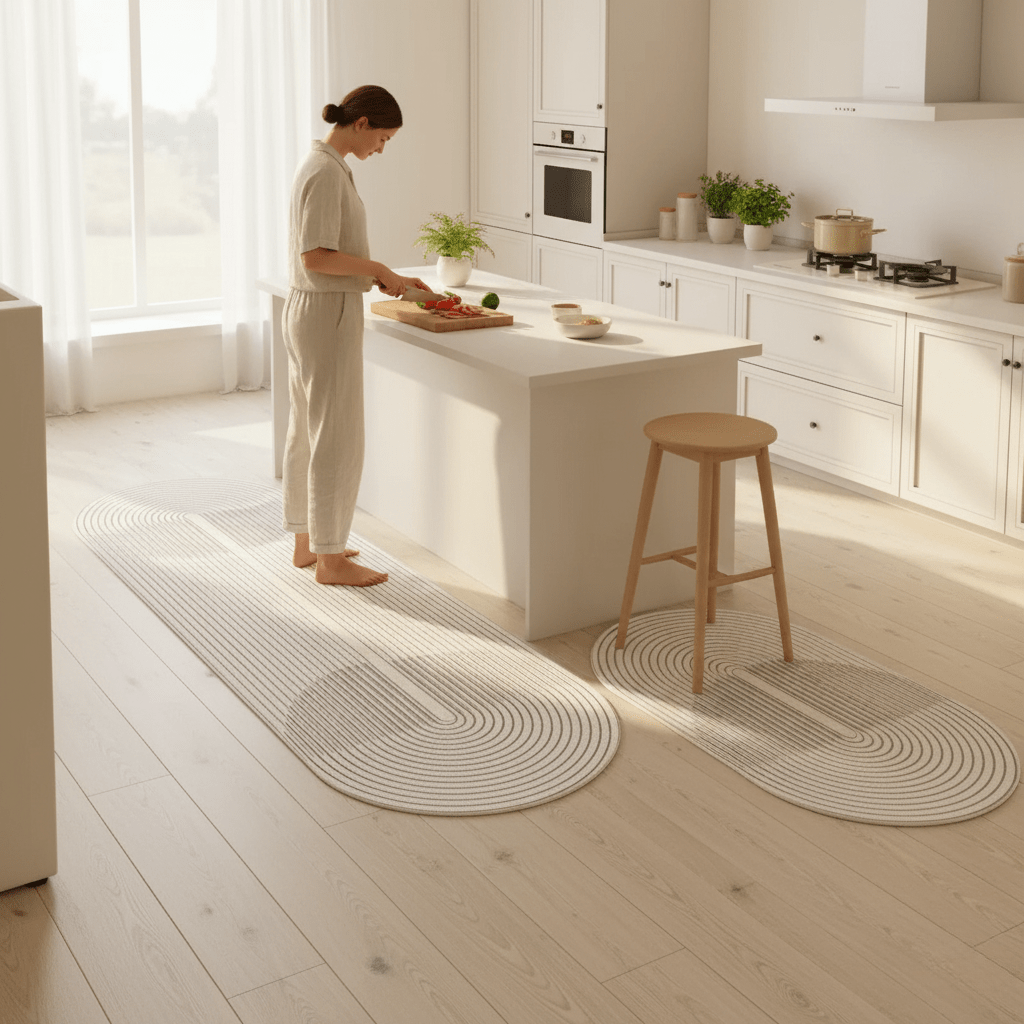 Tapis de Cuisine Antidérapant Design Moderne 1