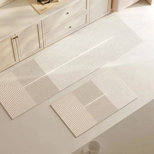 Tapis de Cuisine Antidérapant Design Moderne 2