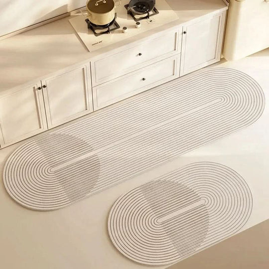 Tapis de Cuisine Antidérapant Design Moderne 4