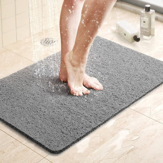 Tapis de Douche Antidérapant avec Système de Drainage pour Salle de Bain 1