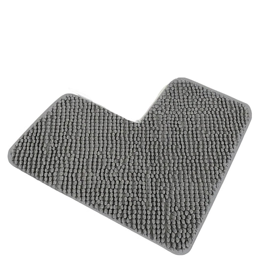 Tapis de Douche Antidérapant en Forme de L pour Salle de Bain Moderne 0