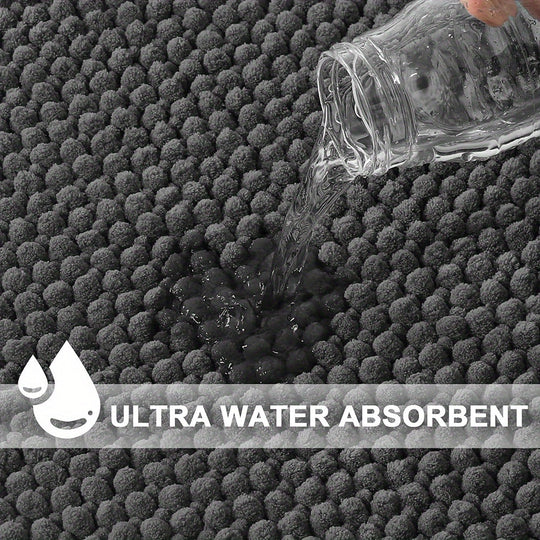 Tapis de Douche Antidérapant en Forme de L pour Salle de Bain Moderne 5
