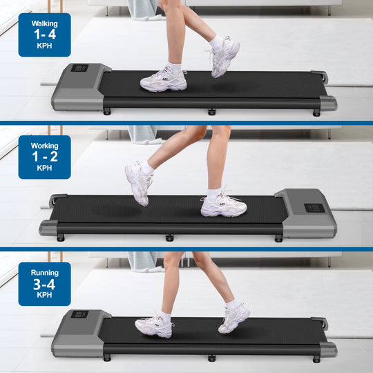 Tapis de Marche Compact 2 en 1 Écran LCD 2