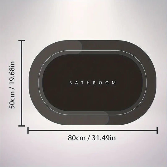 Tapis de Salle de Bain Antidérapant Design Moderne 3