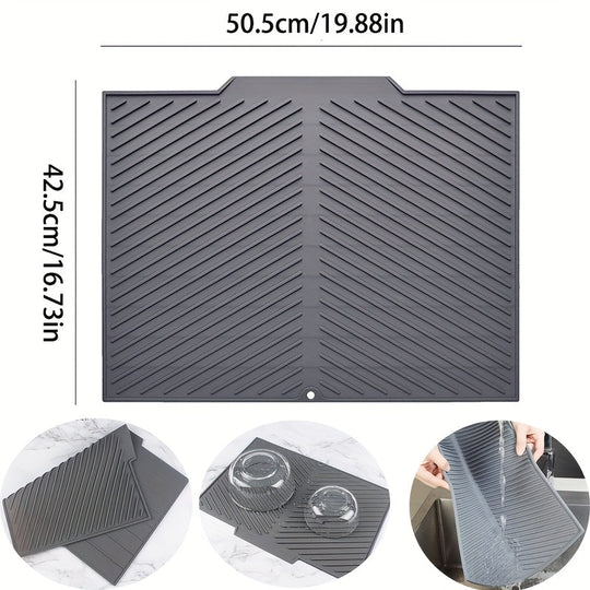 Tapis de Séchage Multifonctionnel en Silicone 8