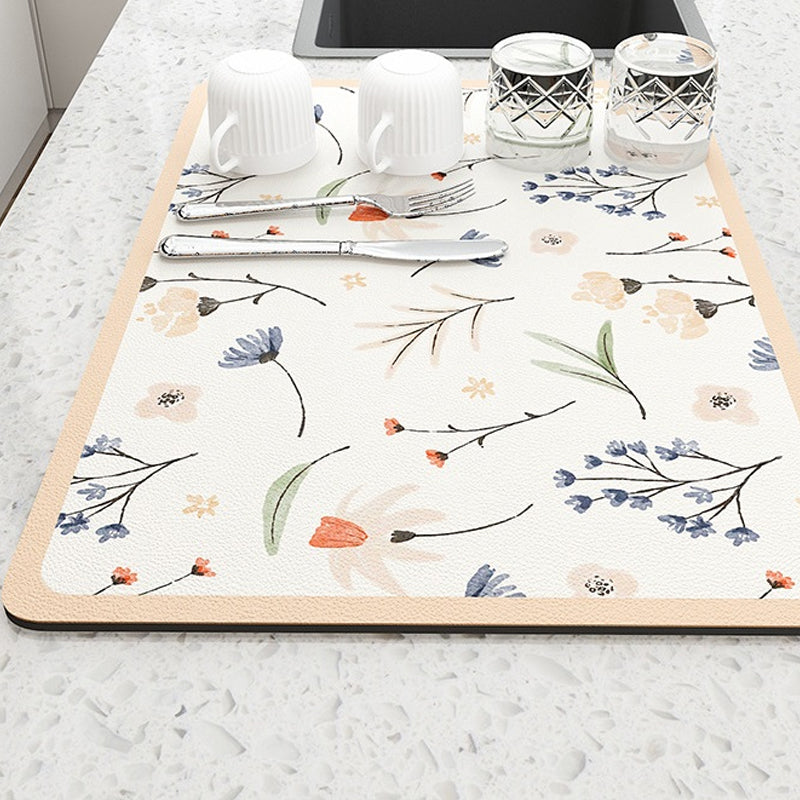 Tapis de Séchage de Cuisine Multifonctionnel Design Coloré 2