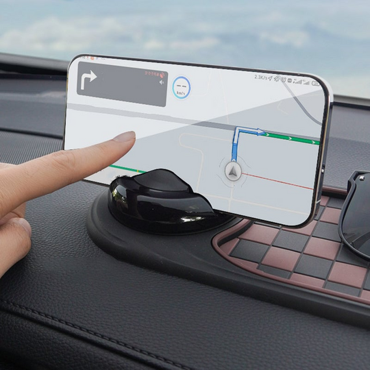 Tapis de Voiture Multifonctionnel avec Support de Téléphone Antidérapant 1
