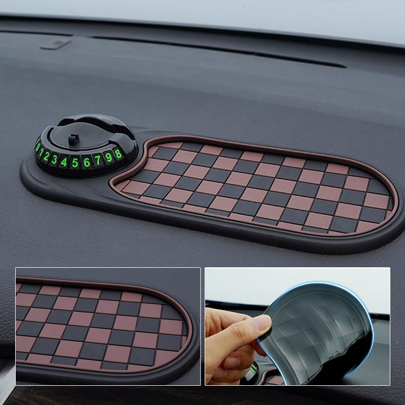 Tapis de Voiture Multifonctionnel avec Support de Téléphone Antidérapant 3