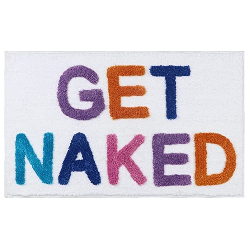 Tapis de bain coloré à poils longs 0