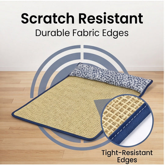 Tapis de couchage unisexe pour animaux avec coussin cervical intégré 3